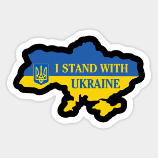 I-Stand-With-Ukraine Sticker